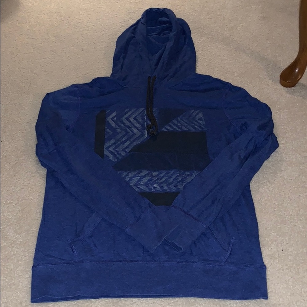 American Eagle Long Sleeve Graphic Hoodie T Shirt